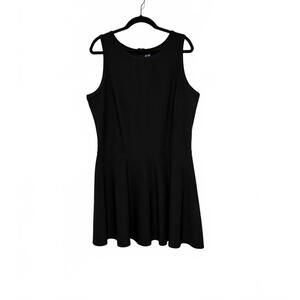 EnFemme Black Skater Dress – Everyday Fit & Flare sz  XL